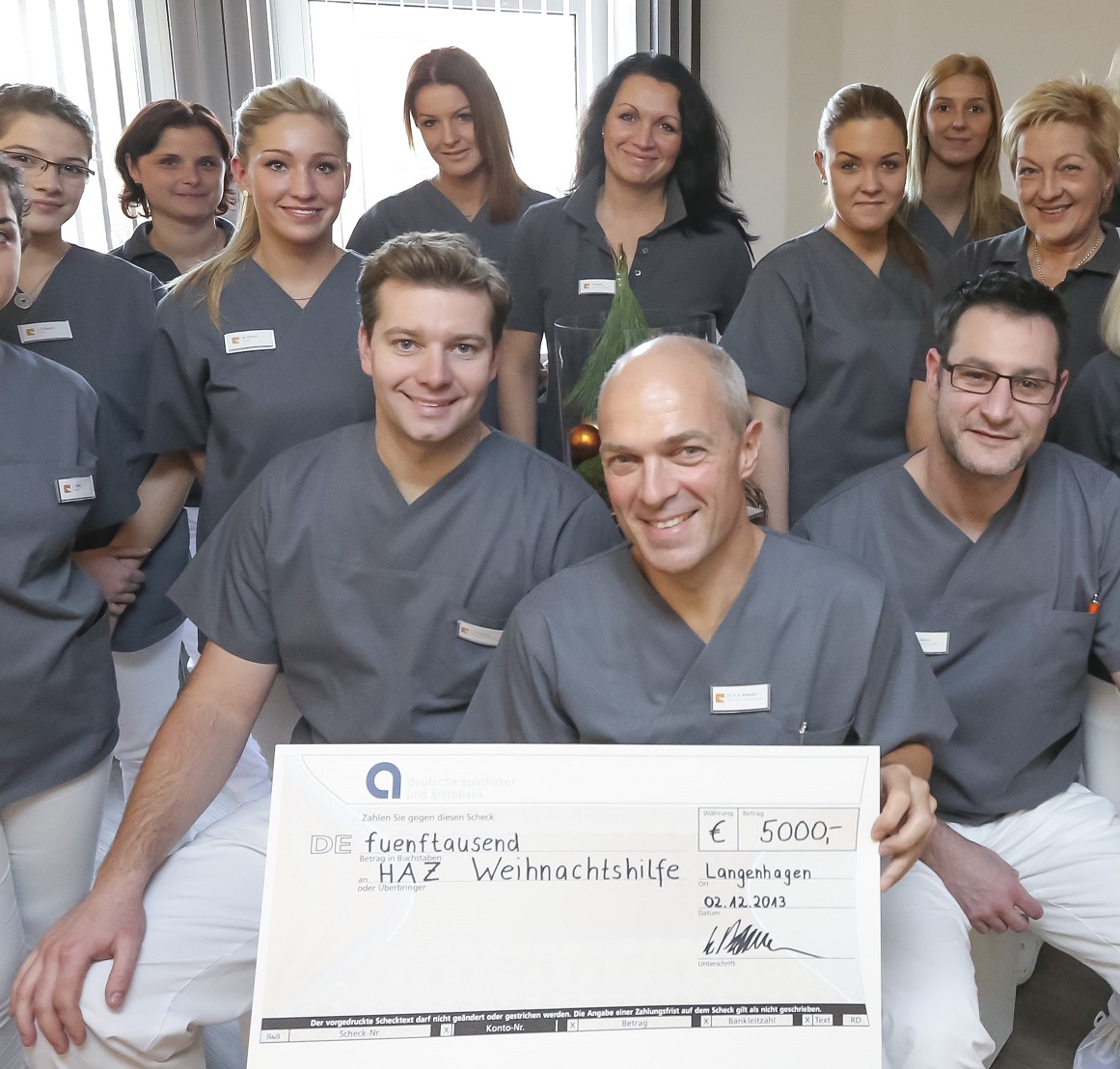 Ärzte sammeln 5000 Euro Spenden