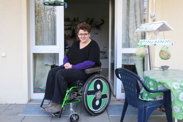 Juliane Braun möchte mit einem Handbike ihr Leben wieder selbstbestimmer leben können.