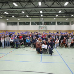 Ein Gruppenbild sorgt für ein sportliches Ergebnis