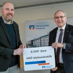 Die Hannoversche Volksbank zeigt sich erneut großzügig