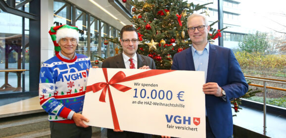 Eine Spende mit roter Schleife und gro&szlig;er Tradition